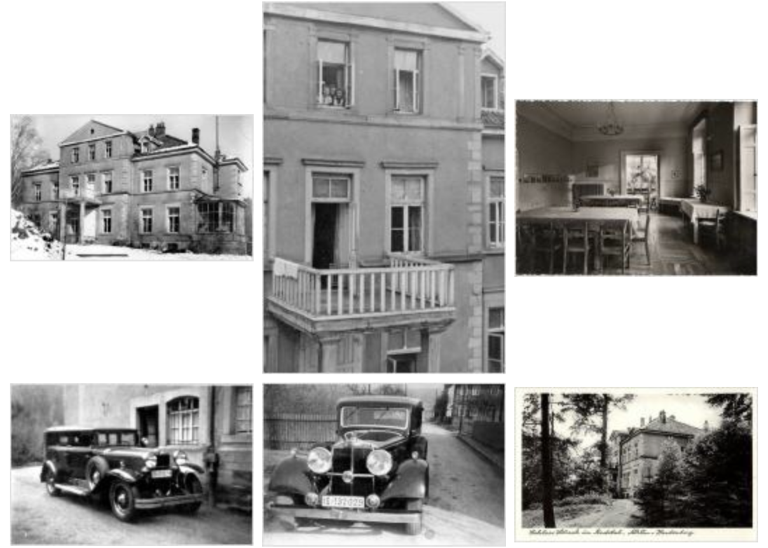 Historische Aufnahme von Schloss Löseck